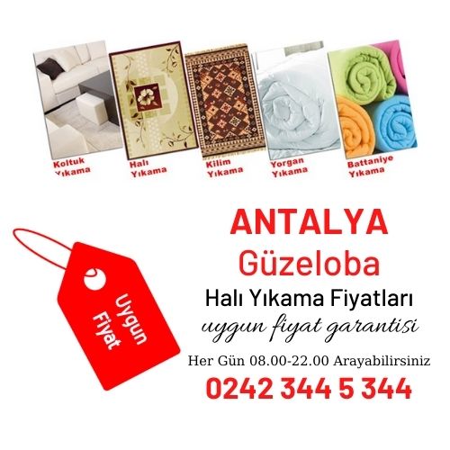 Antalya Güzeloba Halı Yıkama Fiyatları 